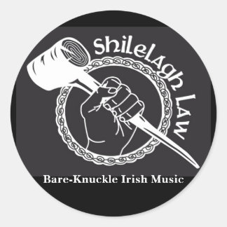 Klassisches Logo Runder Aufkleber