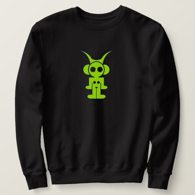 klassisches Logo vorne grün Sweatshirt (Design vorne)