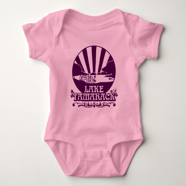 Klassisches LT Design : Baby Girl Baby Strampler (Vorderseite)