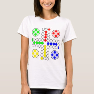 Klassisches Ludo-Brettspiel T-Shirt