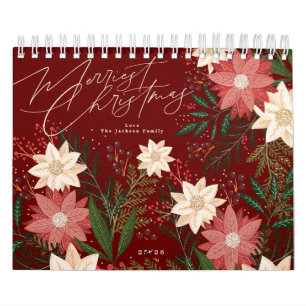 Klassisches Marine-Weihnachtsfest Kalender