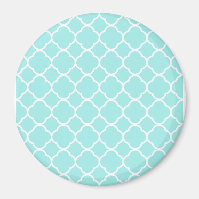 Klassisches marokkanisches Quatrefolienmuster Magnet (Vorne)
