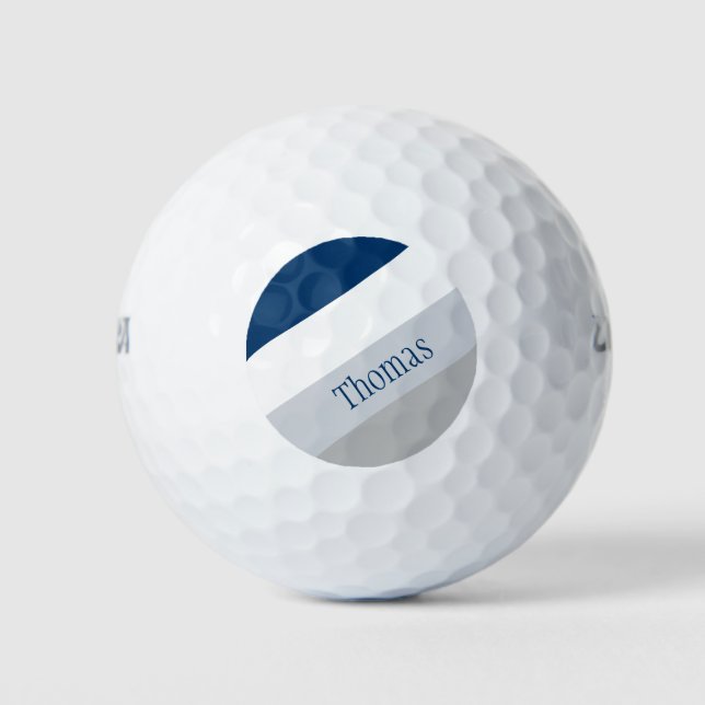 Klassisches Medizinisches Vier-Farben-Design, Name Golfball (Vorderseite)
