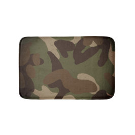 Klassisches militärisches Tarnmuster Badematte