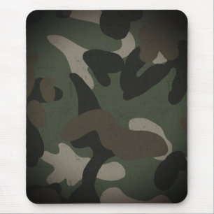 Klassisches militärisches Tarnmuster Mousepad