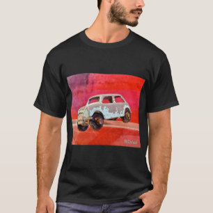 Klassisches Mini auf einem T - Shirt
