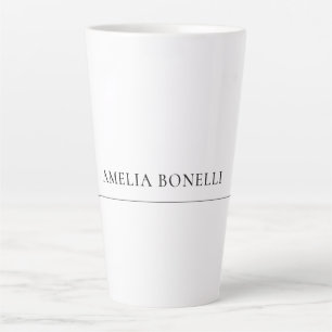 Klassisches Minimalistisches Beruflich Schlicht Milchtasse