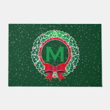 Klassisches Minimalistisches Monogramm mit Kranz a