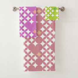 Klassisches modernes ästhetisches Starry Pattern L Badhandtuch Set