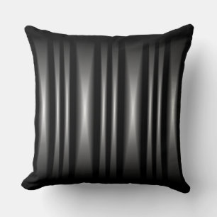 Klassisches modernes Schwarz-Weiß-Muster Kissen