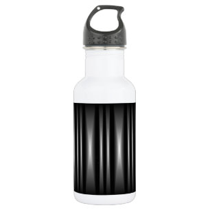 Klassisches modernes Schwarz-Weiß-Muster Trinkflasche