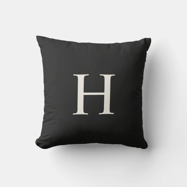 Klassisches Monogramm Kissen (Vorderseite)