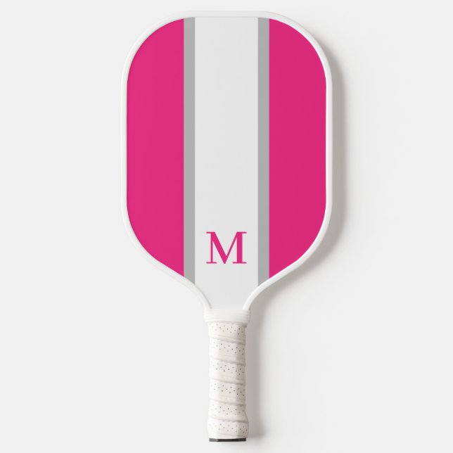 Klassisches Monogramm-Pickleball-Paddel Pickleball Schläger (Vorderseite)
