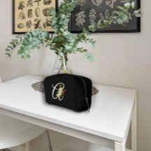 Klassisches Monogramm rote weiße Blume Mutter Gesc