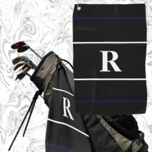Klassisches Monogramm Stilgeschenk für Golfer