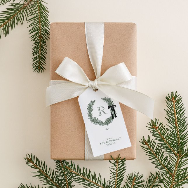 Klassisches Monogramm-Wappen Geschenkanhänger (Von Creator hochgeladen)