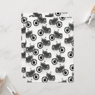 klassisches Motorradmuster