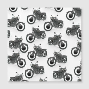 klassisches Motorradmuster Magnetkarte