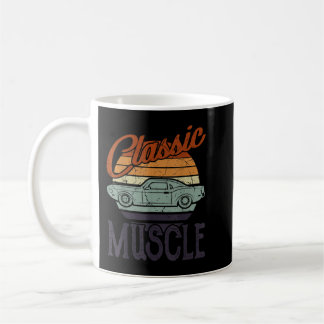 Klassisches Muscle-Car-Design für Männer Vintage-A Kaffeetasse