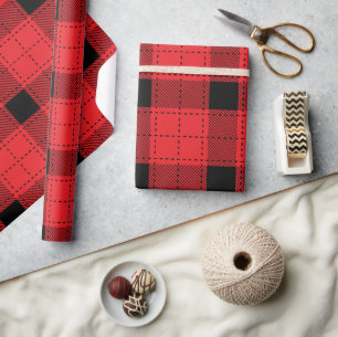 Klassisches Muster Weihnachtsgeschenkpapier Geschenkpapier