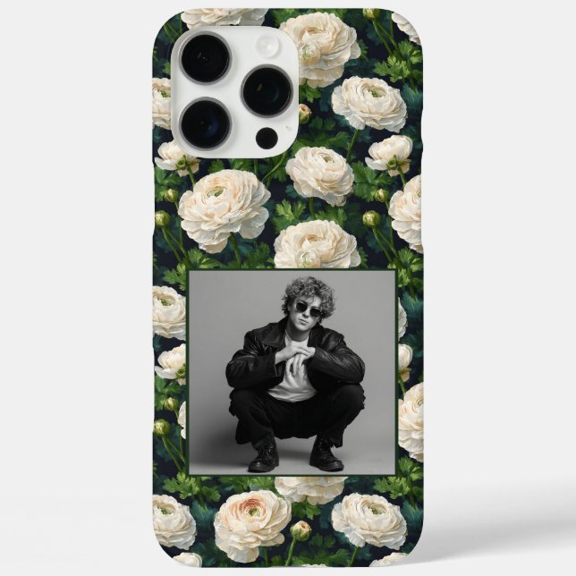 Klassisches Muttergeschenk Ranunculus Custom  iPhone 16 Pro Max Hülle (Rückseite)
