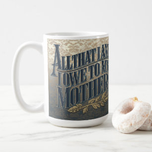 Klassisches Muttertagsgeschenk Deep Blue Gold Desi Kaffeetasse