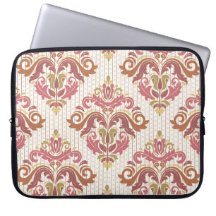 Klassisches nahtloses Muster. Damask orientiert bu Laptopschutzhülle