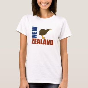 Klassisches Neuseeland Kiwi Damen T-Shirt