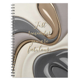 Klassisches Notebook in stilvoller Grafik Notizblock