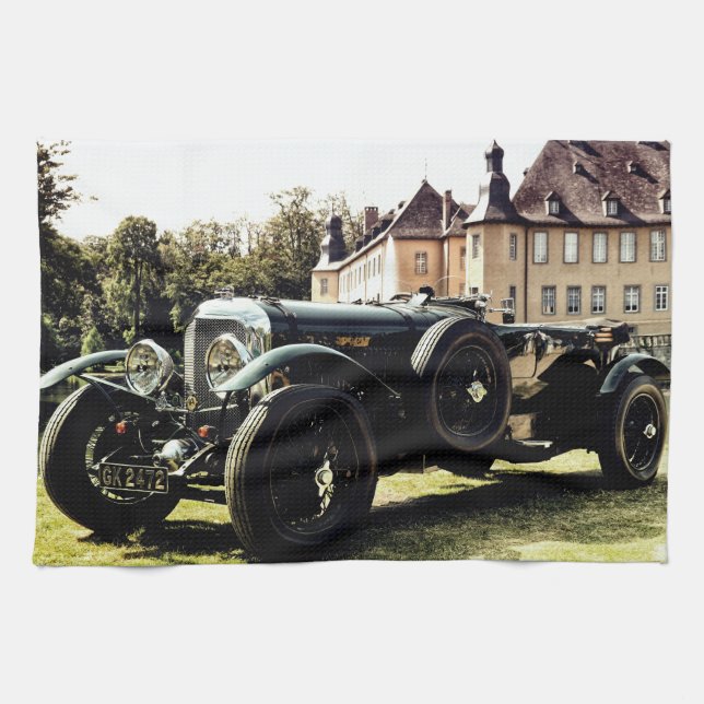 Klassisches Oldtimer-Auto Geschirrtuch (Horizontal)
