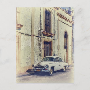 Klassisches Oldtimer-Auto Postkarte