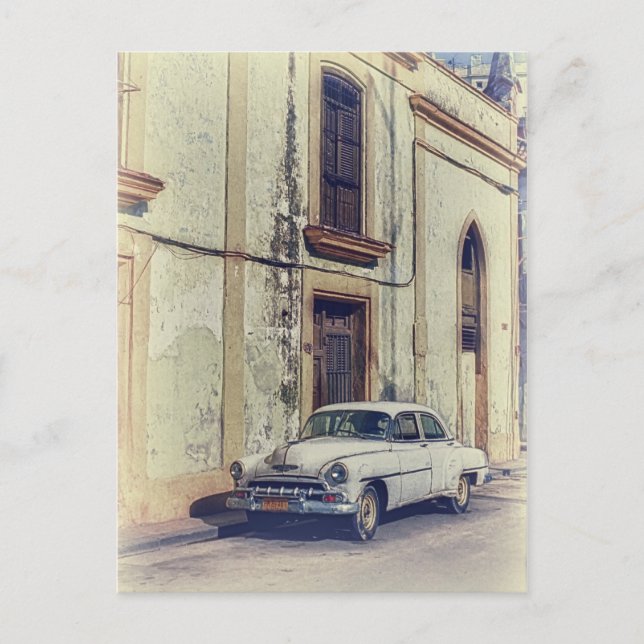 Klassisches Oldtimer-Auto Postkarte (Vorderseite)