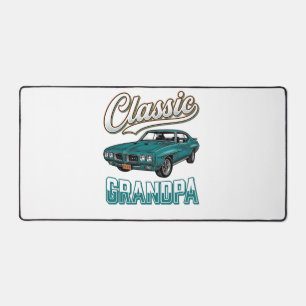 Klassisches Opa-Vintage-Auto-T-Shirt-Design_1 Schreibtischunterlage