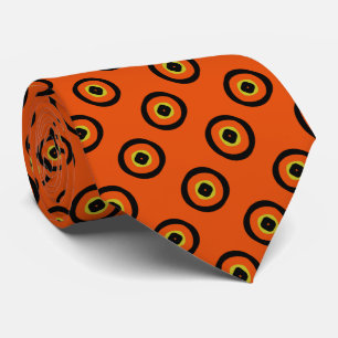 Klassisches Orange und Schwarz Krawatte