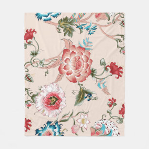 Klassisches Paisley- und feines Spitzenmuster, per Fleecedecke