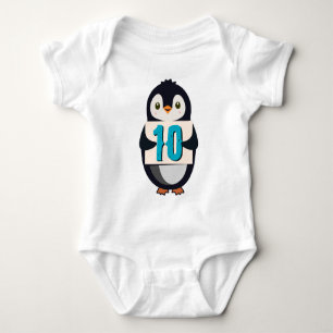 Klassisches Penguin-Jersey-T-Shirt - Benutzerdefin Baby Strampler
