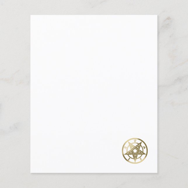 Klassisches Pentagramm (Vorderseite)