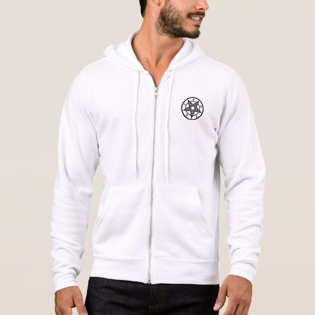 Klassisches Pentagramm Hoodie (Vorderseite)