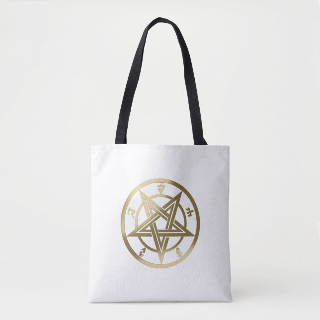 Klassisches Pentagramm Tasche (Vorderseite)