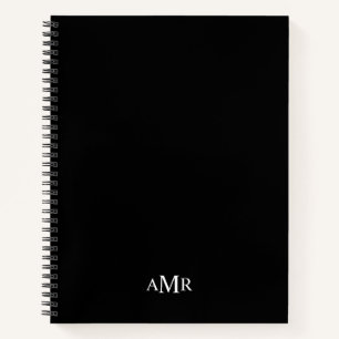 Klassisches Personalisiertes Monogramm Notizbuch