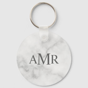 Klassisches personalisiertes Monogramm Schlüsselanhänger