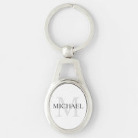 Klassisches Personalisiertes Monogramm und Name