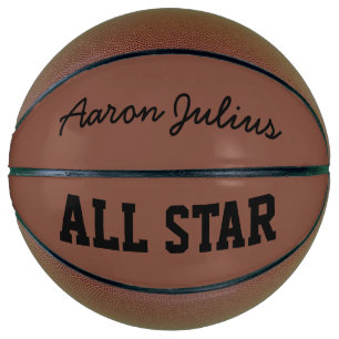 Klassisches personalisiertes Namens-Basketball-Spo Basketball
