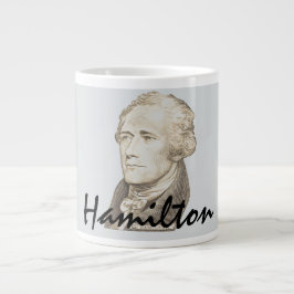 Klassisches Portrait von Alexander Hamilton Jumbo-Tasse