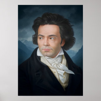 Klassisches Portrait von Beethoven Poster