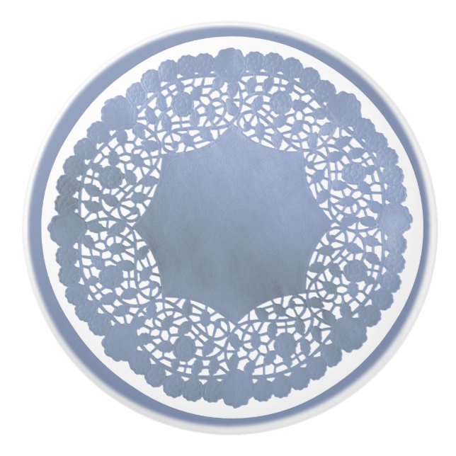 Klassisches Porzellan Blau und Weiß Keramikknauf (Vorderseite)