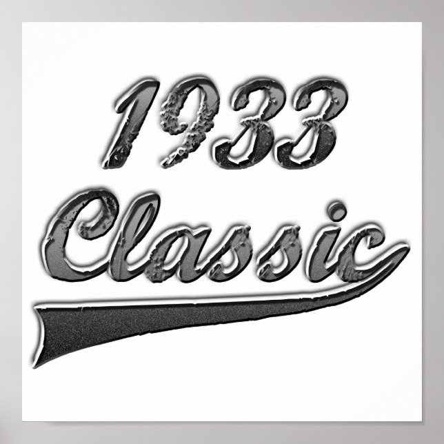 Klassisches Poster von 1933 (Vorne)