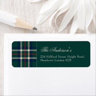Klassisches Preppy-Tartan-Karo-Weihnachten 