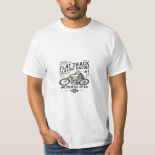 Klassisches Racing mit flachem Gleis T-Shirt