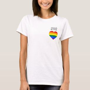 Klassisches Rainbow-Pride-T-Shirt T-Shirt